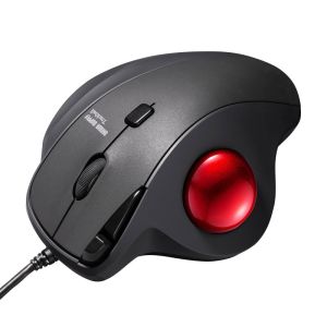 サンワサプライ SANWA SUPPLY サンワサプライ MA-TB184BK 有線トラックボール 静音 5ボタン 親指操作タイプ