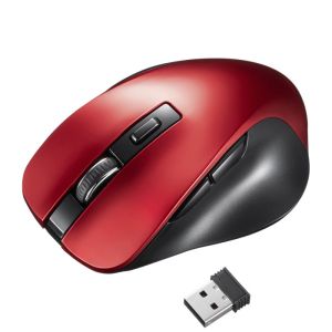 サンワサプライ SANWA SUPPLY サンワサプライ MA-WB518R ワイヤレスブルー LEDマウス 5ボタン