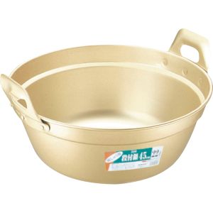アカオアルミ AKAO アカオアルミ しゅう酸 アルマイト 段付鍋 48cm
