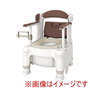 アロン化成 アロン化成 532-964 安寿 ポータブルトイレ FX-30 らくゾウくん ソフト便座 快適脱臭 アースブラウン メーカー直送 代引不可 北海道沖縄離島不可