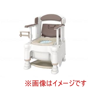 アロン化成 アロン化成 532-968 安寿 ポータブルトイレ FX-30 らくゾウくん 標準便座 自動ラップ アースブラウン メーカー直送 代引不可 北海道沖縄離島不可
