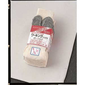 おたふく手袋 おたふく手袋 #751 フィット キナリ タビ型 5足組