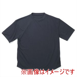 おたふく手袋 OTAFUKU おたふく FB-710 汗染み軽減 オーバーサイズ 5分袖 クール Tシャツ チャコール Mサイズ