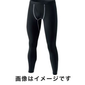 おたふく手袋 OTAFUKU おたふく手袋 JW-165 BTパワーストレッチ前開き ロングタイツ ブラック L
