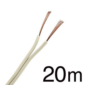 オーム電機 OHM オーム電機 インターホンコード 20m アイボリー VFF-030-20 IV 04-7490