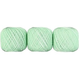 オリムパス オリムパス エミーグランデ レース糸 合細 Col.261 黄緑系 50g 約218m ｘ 3玉セット EMMY-261