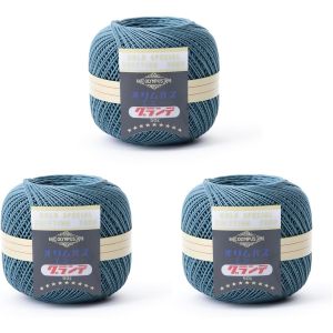 オリムパス オリムパス レース糸 エミーグランデ 50g玉巻 約218m 同色3玉入 col.343 EMMY-343
