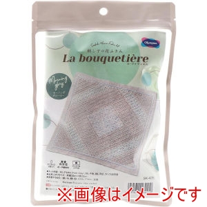 オリムパス オリムパス 刺し子キット 刺し子の花ふきんキット La bouquetiere Morning glory モーニング グローリー OLY-SK435