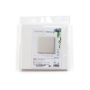 オリムパス オリムパス 刺し子キット SASHIKO interior ファブリックパネル Flower cross 十字花刺し OLY-SK438