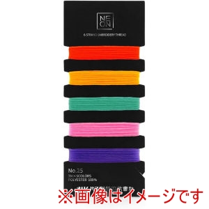 オリムパス オリムパス NEON 25番 刺繍糸セット NIGHT MARKET NE-C6