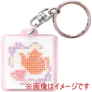 オリムパス オリムパス キーリング 刺繍キット Fancy Colors ティーセット OLY-KS157