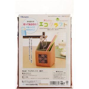 オリムパス オリムパス 楽しい エコクラフト マルチボックス 格子 PA-667
