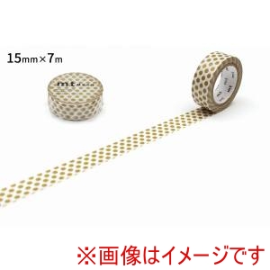 カモ井加工紙 カモ井加工紙 MT01D365R mt 1P 15mmx7m ドット･金
