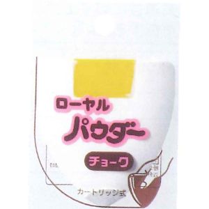 川村製紐工業 金天馬 ローヤル パウダー チョーク 本体 黄 KW60053 川村製紐工業