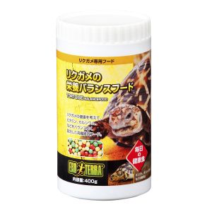 ジェックス GEX ジェックス リクガメの栄養バランスフード400g
