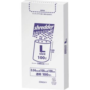 オルディ オルディ PBS-NL ポリバッグシュレッダー用ゴミ袋BOX L 0.04mm 透明 100P