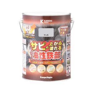カンペハピオ KANSAI カンペハピオ 油性鉄部用S 銀色 3L