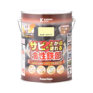 カンペハピオ KANSAI カンペハピオ 油性鉄部用S ミルキーWT 3L