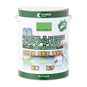 カンペハピオ KANSAI カンペハピオ 水性コンクリートフロア用 フレッシュグリーン 3.4L