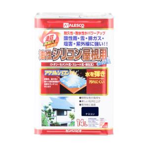 カンペハピオ KANSAI カンペハピオ 油性シリコン屋根用 ナスコン 14L