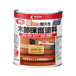 カンペハピオ KANSAI カンペハピオ 油性木部保護塗料 スプルース 0.7L