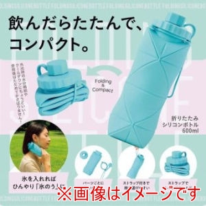 カクセー Kakusee カクセー 折りたたみ シリコンボトル 600ml PN-04