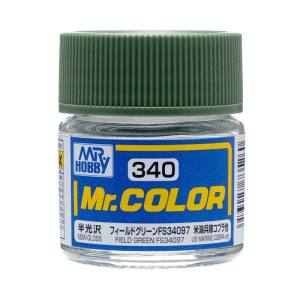 GSIクレオス ミスターホビー C340 Mr.カラー 飛行機模型用カラー フィールドグリーン FS34097 GSI クレオス