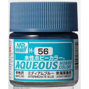 GSIクレオス ミスターホビー H56 水性ホビーカラー ミディアムブルー 10ml GSI クレオス