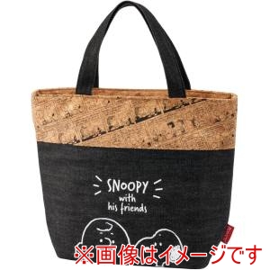 スケーター SKATER スケーター スヌーピー フレンズ コルク×デニムランチバック M KBCO2