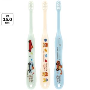 スケーター SKATER スケーター トミカとトム 乳児用 歯ブラシ 15cm 3本入 TB4ST