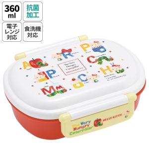 スケーター SKATER スケーター はらぺこあおむし×ハローキティ 抗菌 ふわっとタイト ランチボックス 360ml QAF2BAAG 弁当箱