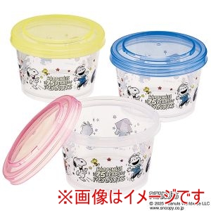 スケーター SKATER スケーター ピーナッツ ダンス 薄肉 保存容器 3Pセット 240ml SIJ3