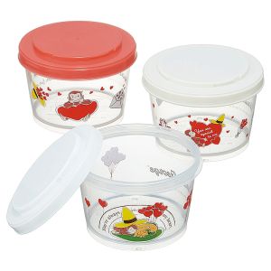 スケーター SKATER スケーター ジョージ85 薄肉保存容器 3Pセット 240ml SIJ3