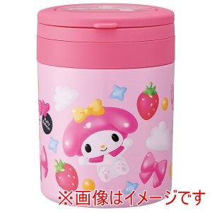 スケーター SKATER スケーター マイメロディ ぷっくりバルーン 折りたたみ ハンドル付き デリカポット 500ml LJFO5
