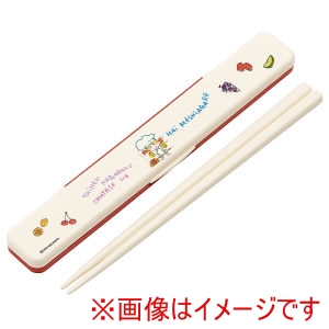 スケーター SKATER スケーター 水森亜土 音の鳴らない 箸 箸箱 セット18cm ABC3