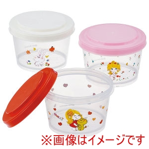 スケーター SKATER スケーター 水森亜土 薄肉 保存容器 3Pセット 240ml SIJ3