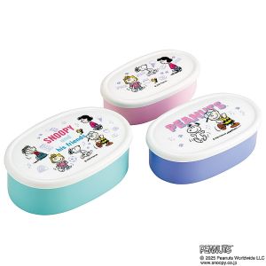 スケーター SKATER スケーター SNOOPYファンフレンズ シール容器 3Pセット SRS3S