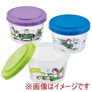 スケーター SKATER スケーター トイストーリー マルチバズ 薄肉 保存容器 3Pセット 240ml SIJ3