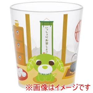 スケーター SKATER スケーター お茶犬 リョク部屋 アクリル コップ 280ml KSA4J