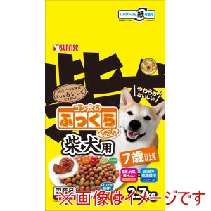 マルカン MG マルカン ゴン太のふっくらソフト 柴犬用 7歳以上用 2.7kg