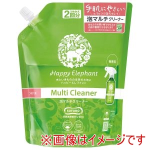 サラヤ SARAYA 東京サラヤ ハッピーエレファント 泡 マルチクリーナー 800mL 詰替用