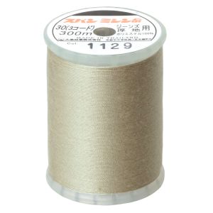 日本紐釦貿易 Nippon Chuko NBK ダイヤフェザー 家庭用スパンミシン糸 30番 300m巻 No.1129 サンド DKS30-1129 日本紐釦貿易