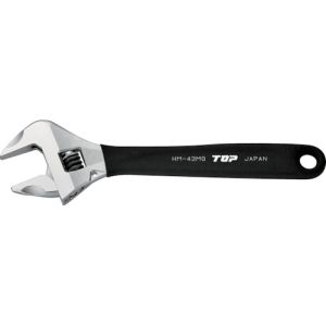 トップ工業 TOP トップ工業 HM-43MGBK ワークワイド ガタ無しモンキレンチ グリップ付