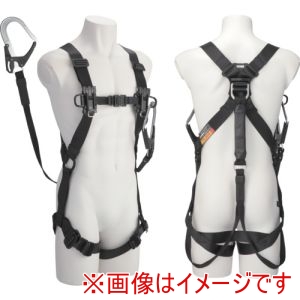 タジマ TAJIMA タジマ A4SFBFR-WL4BK セフハーネスB 平ロープL4ダブルセット 黒