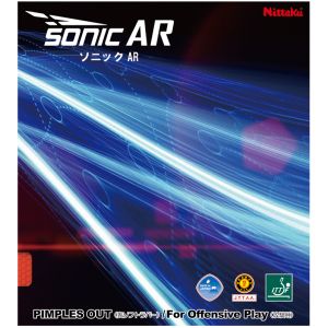 ニッタク Nittaku ニッタク 表ソフトラバー ソニック AR ブラック 71 MAX NR8585