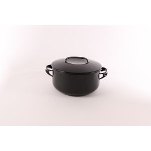 野田琺瑯 野田琺瑯 ホーロー ノマク キャセロール 24cm ブラック NOM-24T BK