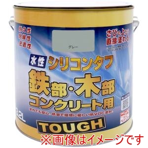 ニッぺ ニッぺ 水性シリコンタフ グレー 3.2L