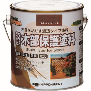 ニッぺ ニッぺ 4976124544187 水性木部保護塗料 0.7L ウォルナット HXY009-0.7