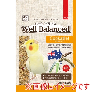 三晃商会 SANKO 三晃商会 ウェルバランス オカメインコ 600g
