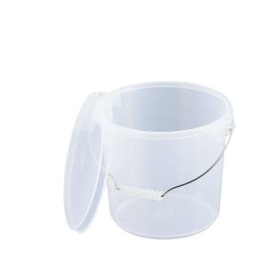 エンテック ENTEC エンテック PO-22B 乳白色 ポリプロバケツ 10L 蓋